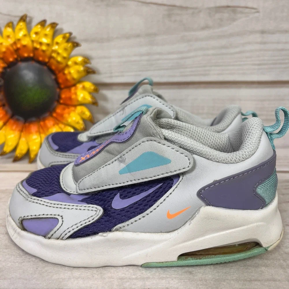 Nike Air Max Excee Toddler Sneakers Purple Grey CW1629-500 Size 9C